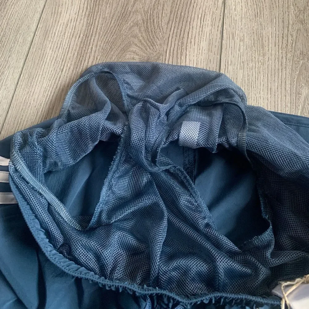 Adidas men swimwear crew navy with white